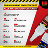 Transparent und für fast alle Materialien geeignet - HG Power Glue.