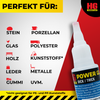 HG Power Glue: transparent und für fast alle Materialien geeignet.