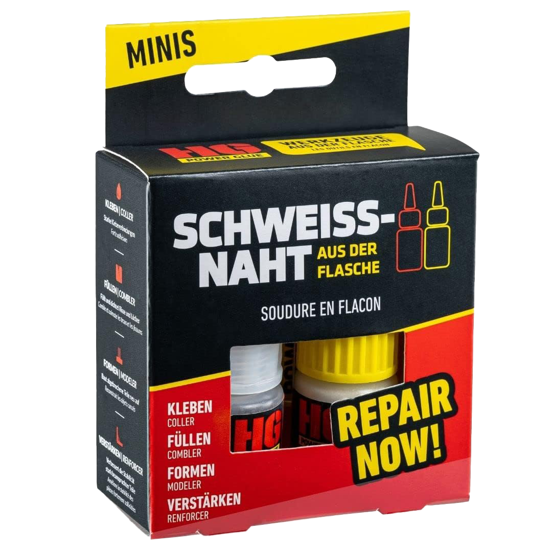 Schweißnaht aus der Flasche Minis für präzise Reparaturen.